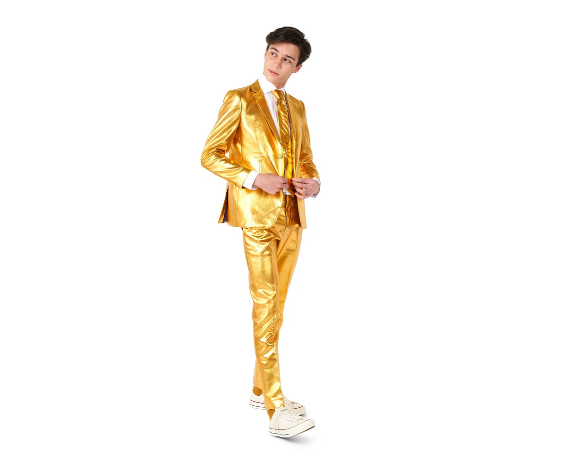 Suit TEEN BOYS Groovy Gold, size. EU 158/164